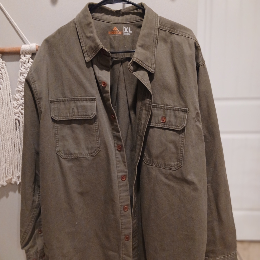 Ridgecut Men's Khaki Shirt Jacket